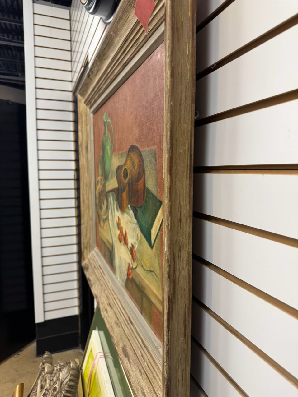 ALPERT Still Life Painting in Wood Frame