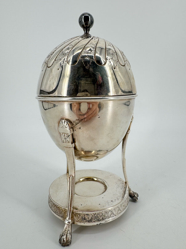 Silver Plate Footed Egg Warmer/Coddler