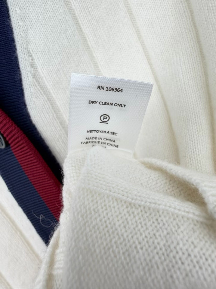 KULE The Sinclair Wmn's Size M Cream Cashmere Cardigan NWT