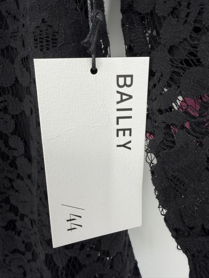 BAILEY 44 Wmn's Size XS Black Lace Knit Top NWT