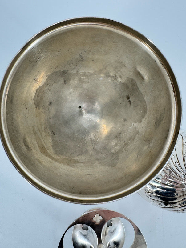 Silver Plate Footed Egg Warmer/Coddler