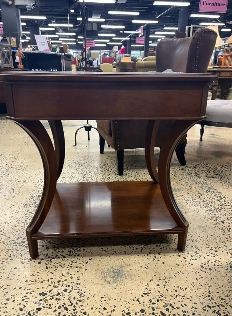 BAKER Wood Occasional Table W/ Drawer