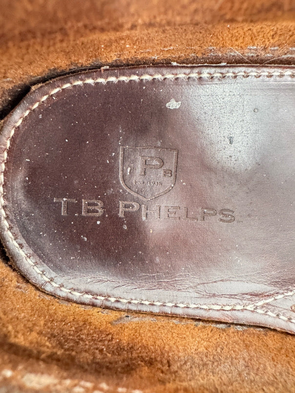 TB PHELPS Size 12 Cognac Leather Loafers