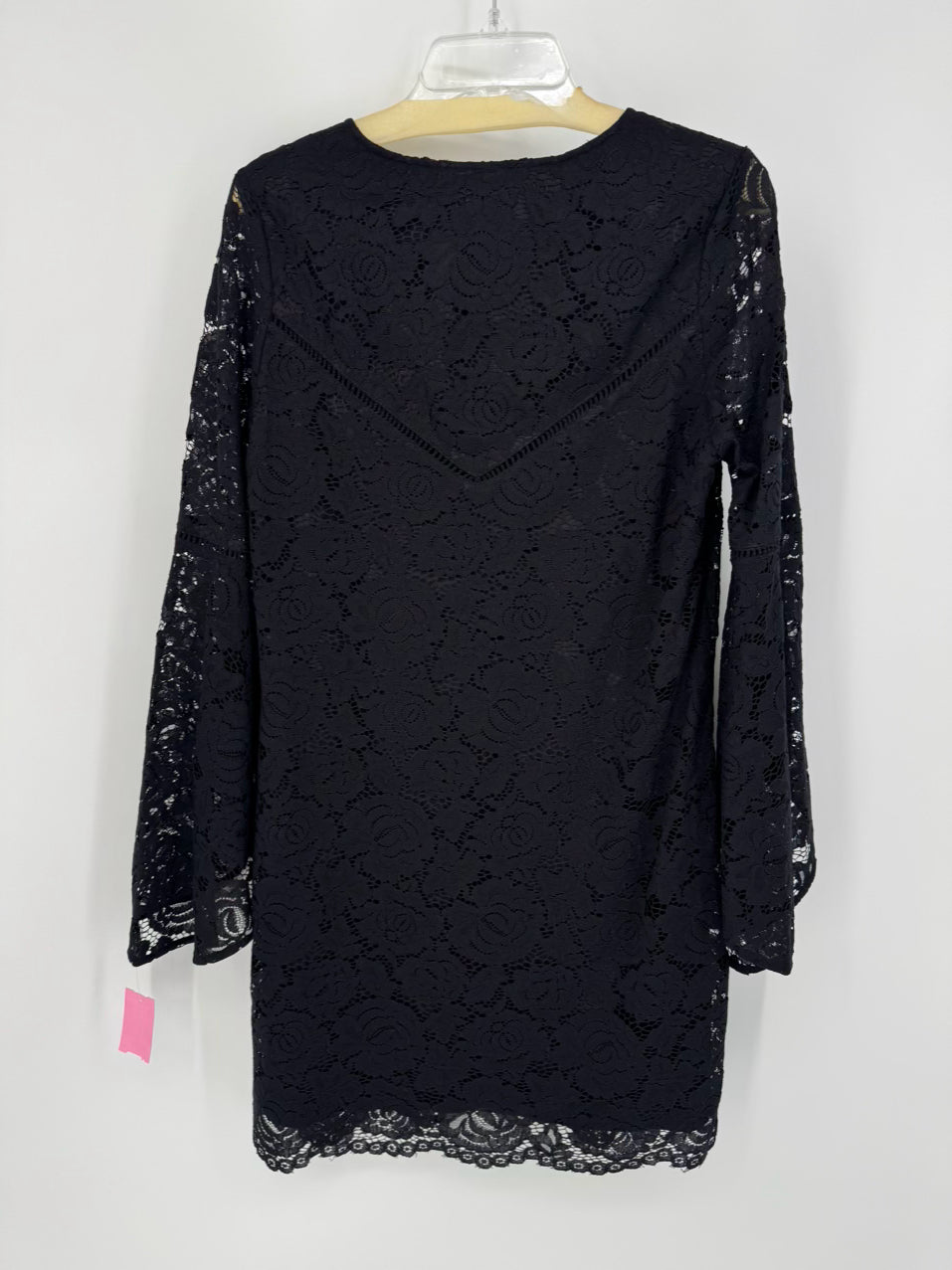 CROSBY BY MOLLIE BURCH Size M Black Lace Haley Dress NWT