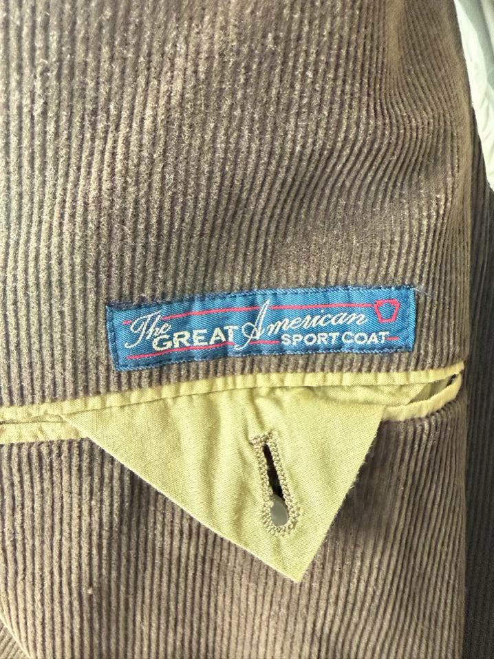 BILLS KHAKIS Men's Size XL Brown Corduroy Sport Coat