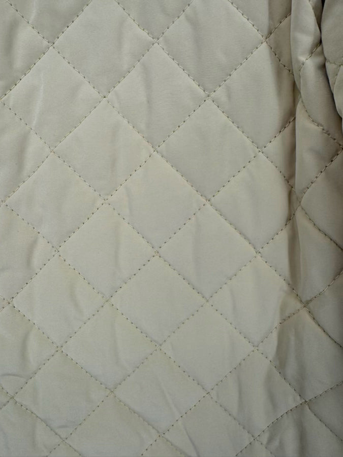 JANE POST Size M Canary Quilted Floral Jacket