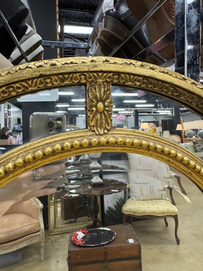CENTURY Gold Beveled Mirror
