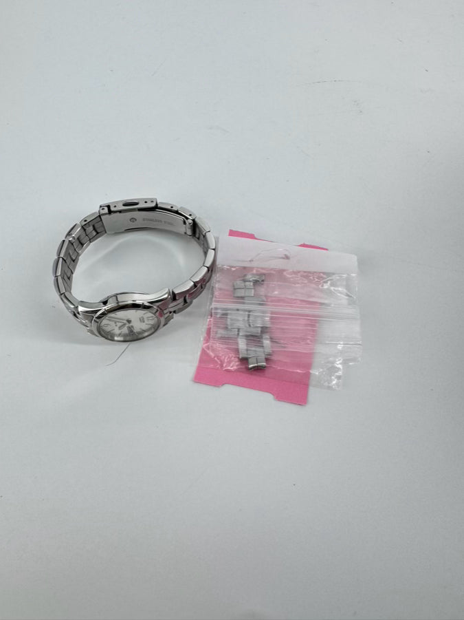 CITIZEN Silver Tone Stainless Steel Quartz Watch