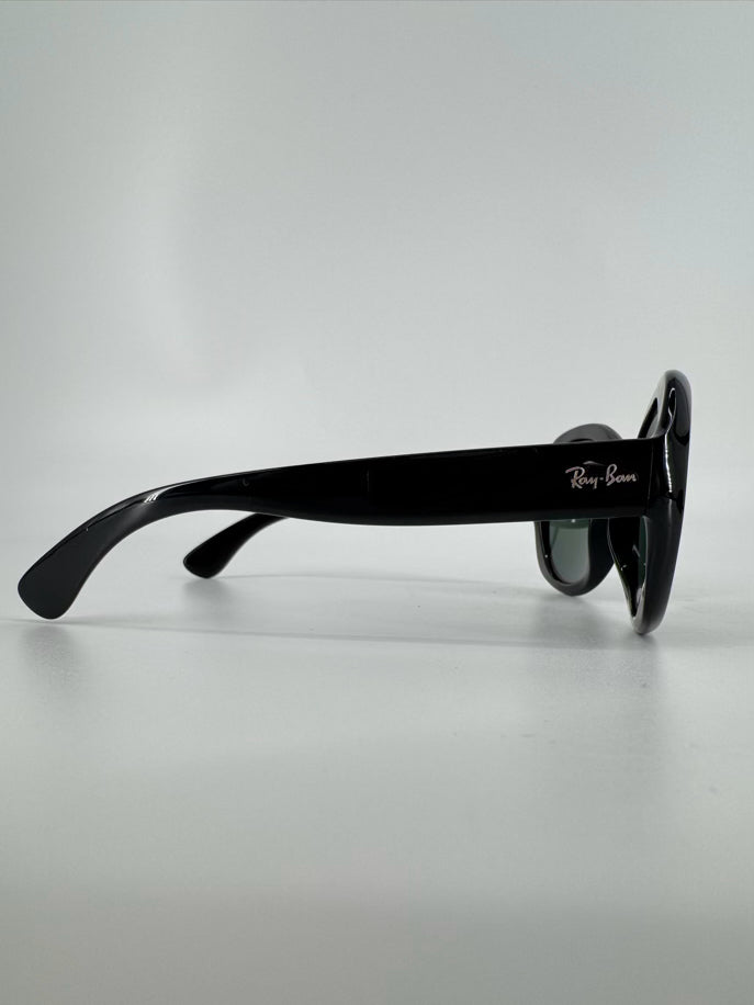 RAY BAN Black Round Sunglasses