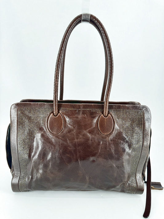 UTOPIA Brown Leather Tote Bag