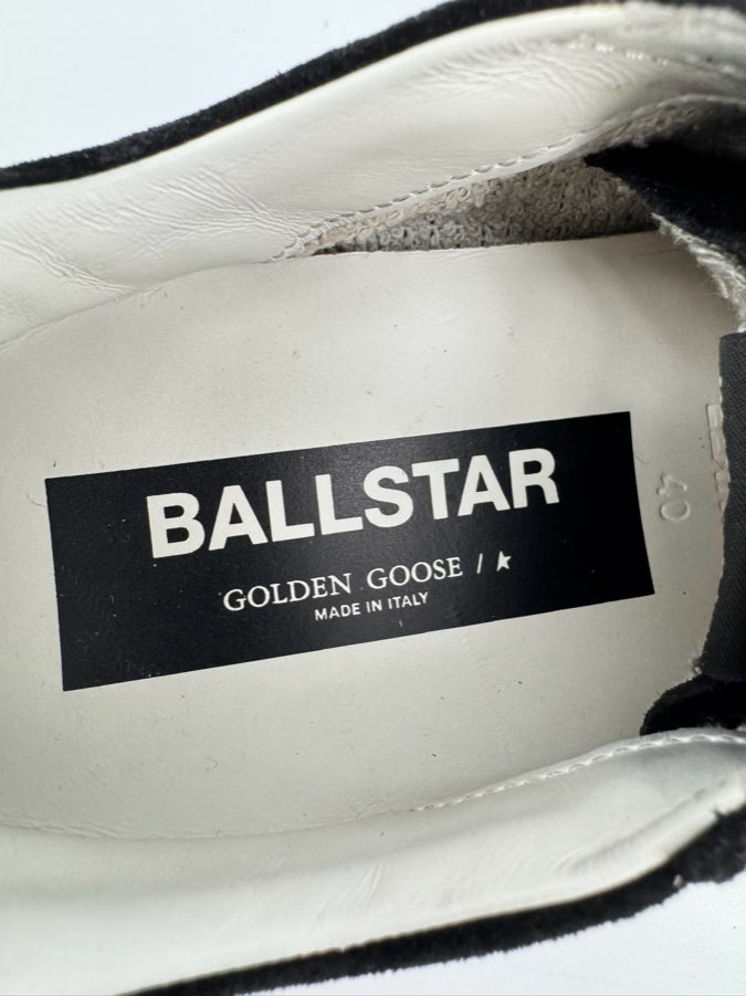 GOLDEN GOOSE X CONVERSE Size 40 Black Suede Sneakers