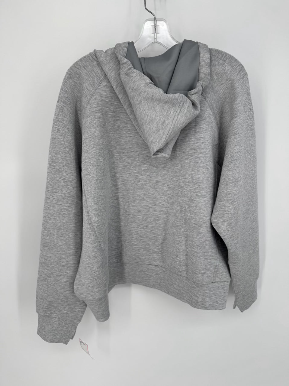 SPANX Size 1x Gray Air Essentials Hoodie NWT