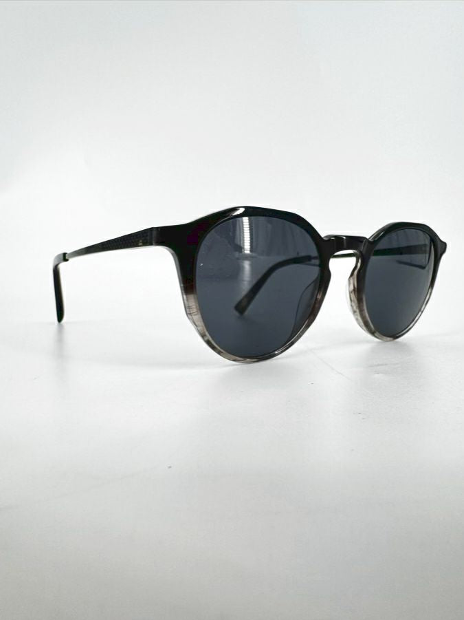 ERKERS Black Metal Unisex Sunglasses