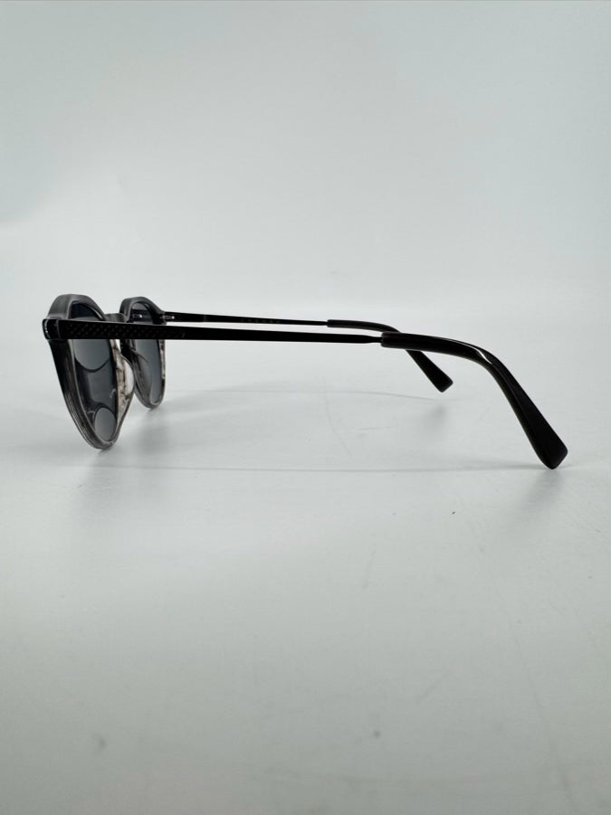 ERKERS Black Metal Unisex Sunglasses