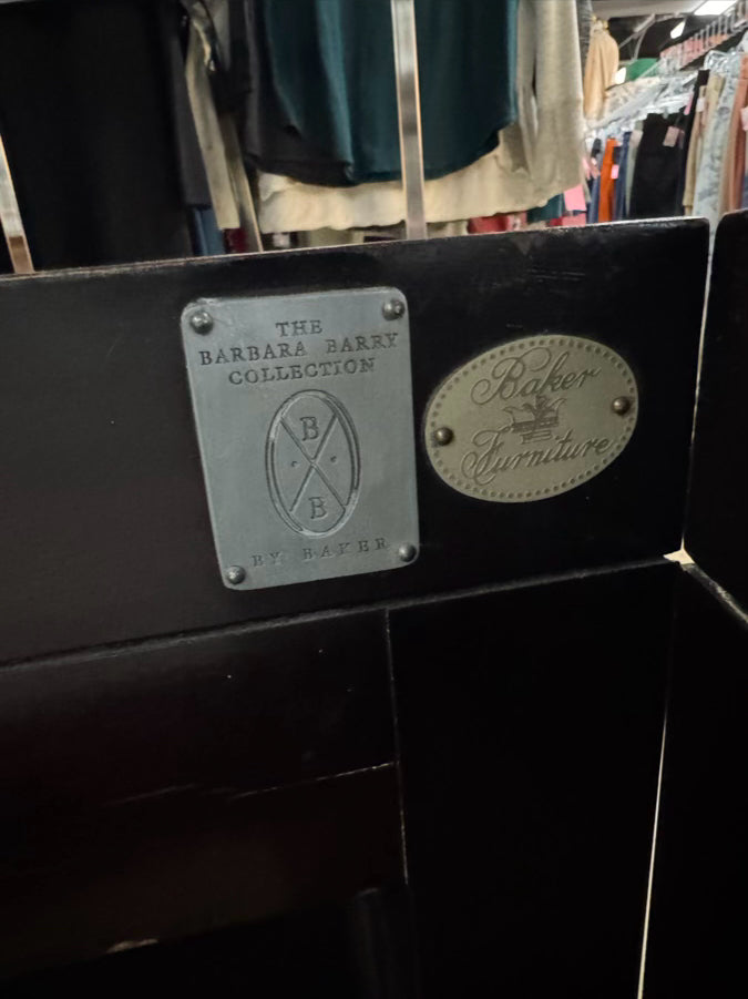 BAKER Mahogany Pair of End Tables