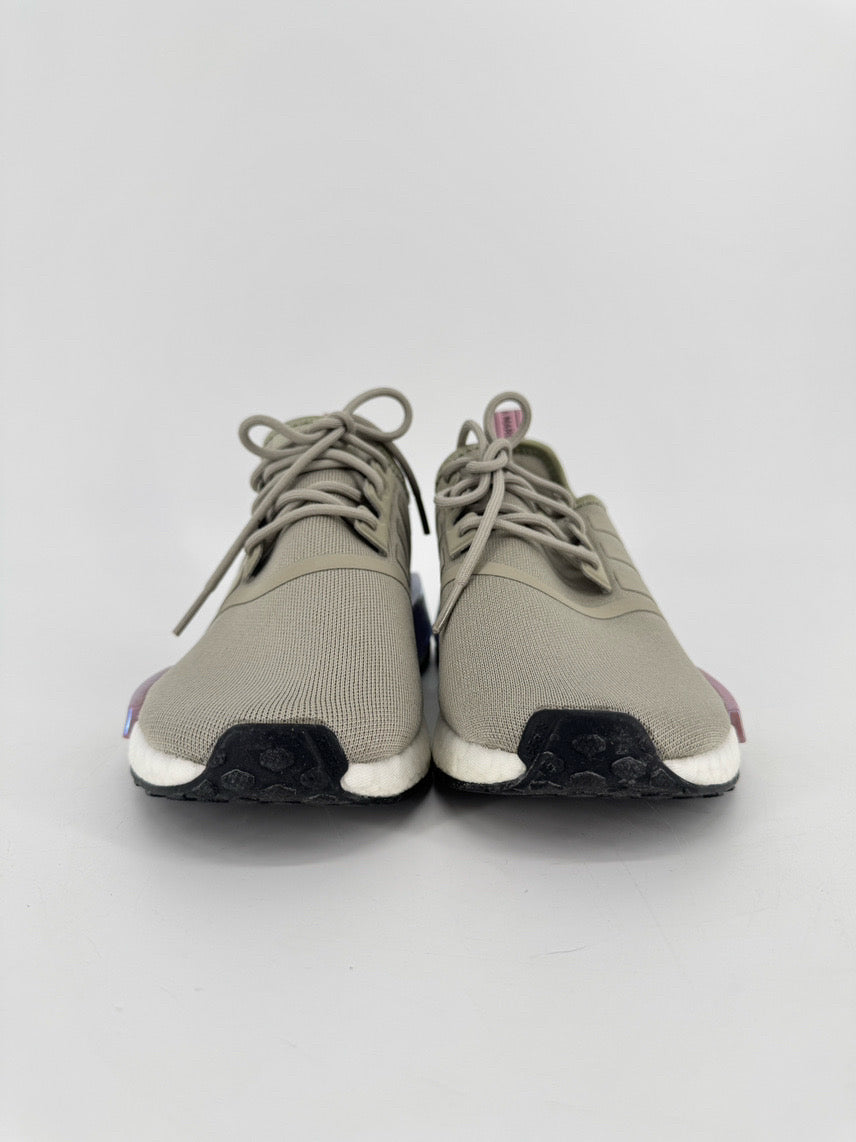 ADIDAS Size 7.5 Feather Gray NMD Sneakers