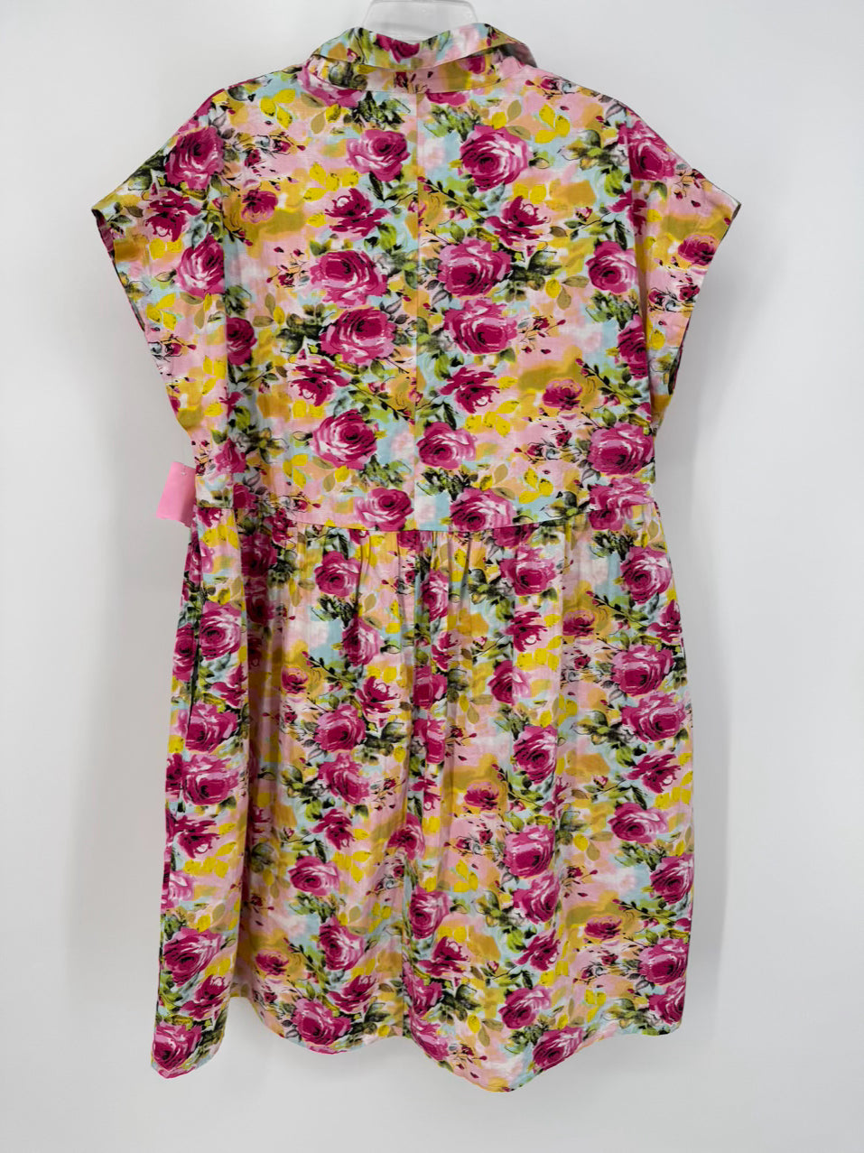 TULIP Size XL Pink & Yellow Floral Dress NWT