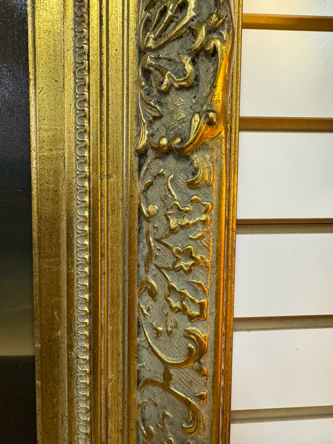 PINDER Fruit & Vessels Still Life Painting in Ornate Gold Frame