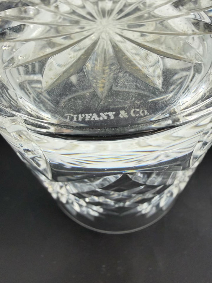 TIFFANY & CO. Clear Crystal Newport Rocks Glasses Set Of 6