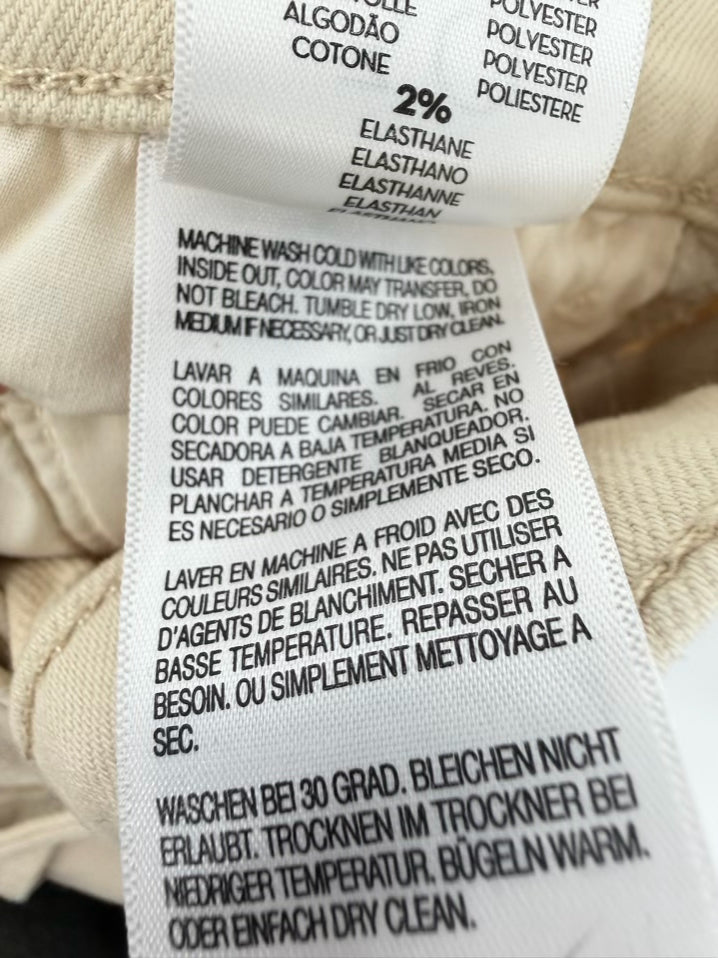 MOTHER Size 30 Beige Denim Jeans