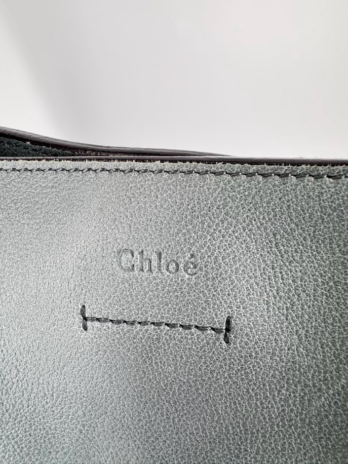 CHLOE Aqua Leather Tote