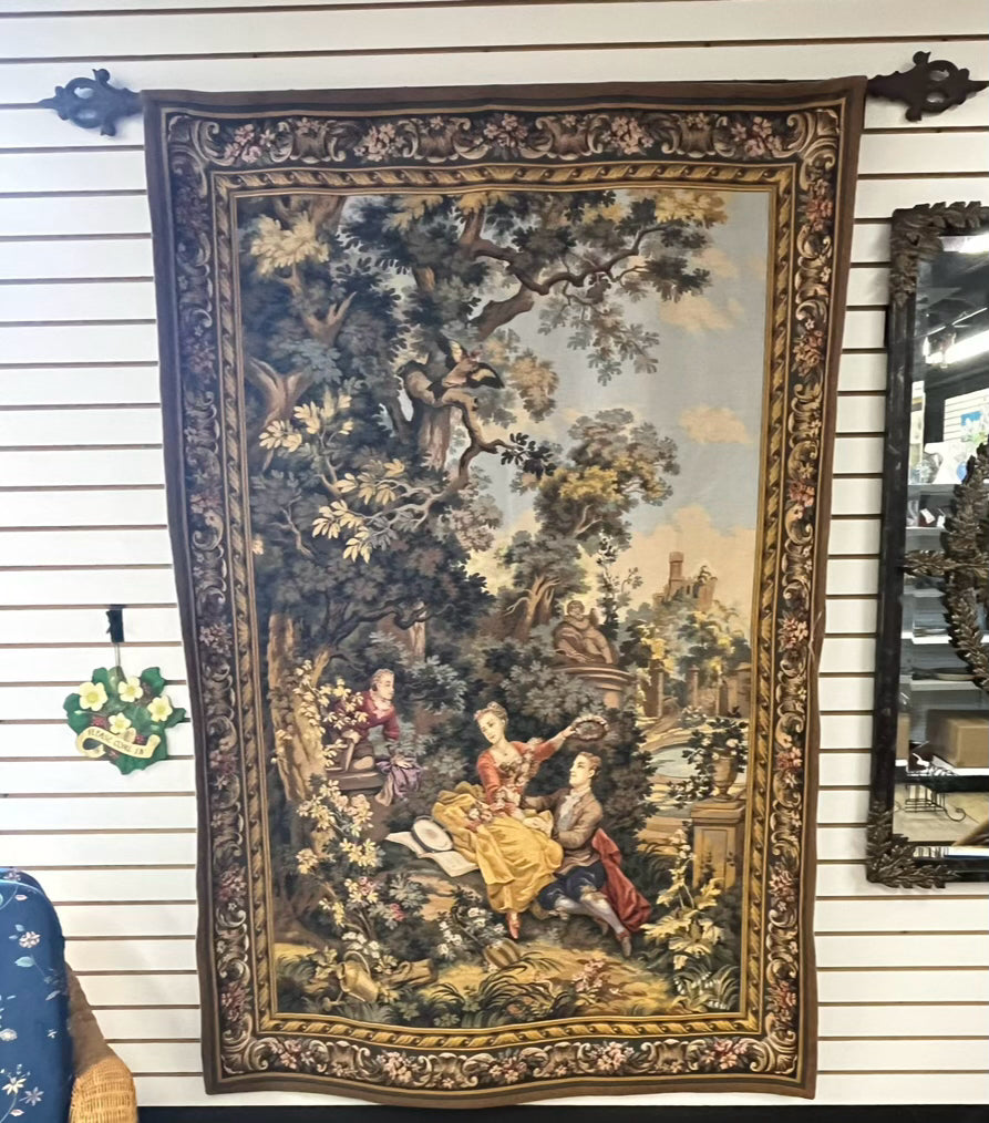French Tapestry W/ Hardware