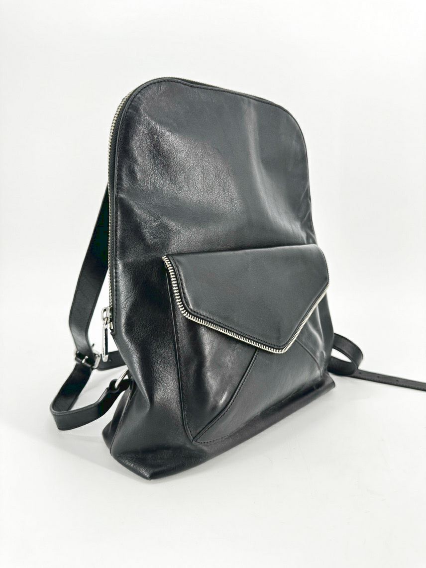 REBECCA MINKOFF Black Leather Backpack
