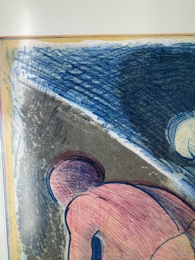 ALEX HITCHCOCK Nudes Framed Art in Blond Wood Frame