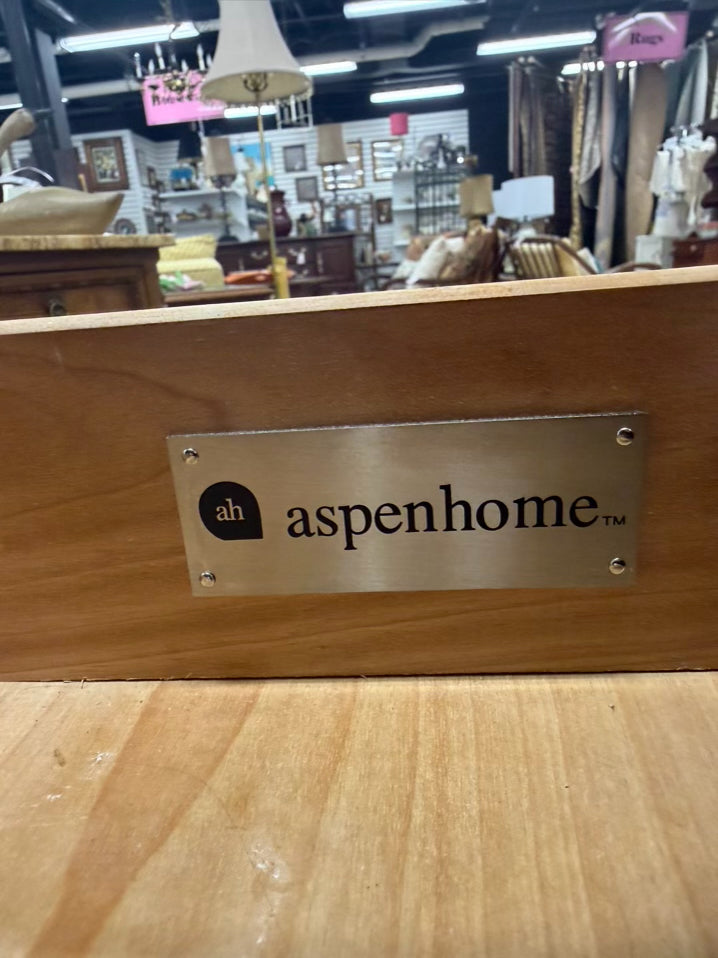 ASPEN HOME Medium Dark Wood 3 Drawer Chest