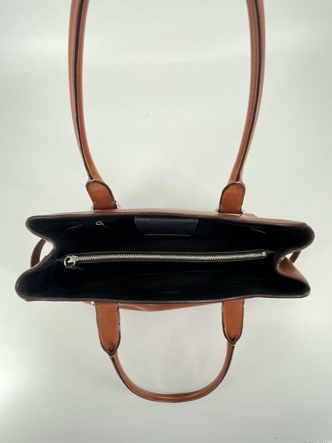 COACH Brown Leather Swagger Tote