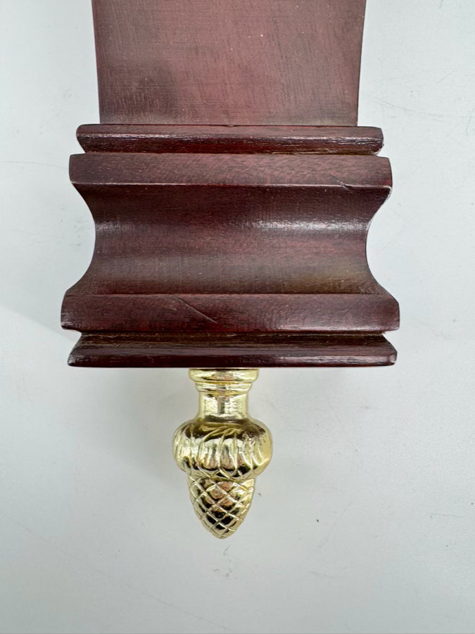 Wood Fretwork Pair of Wall Brackets