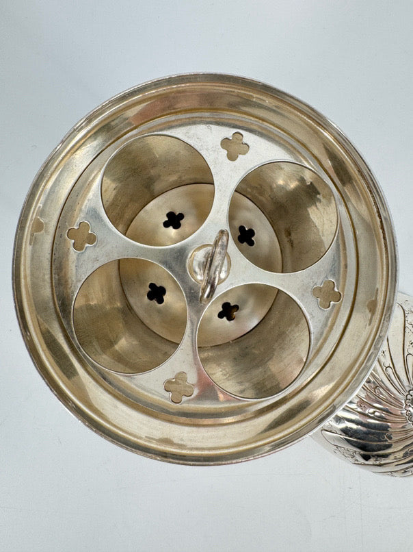 Silver Plate Footed Egg Warmer/Coddler