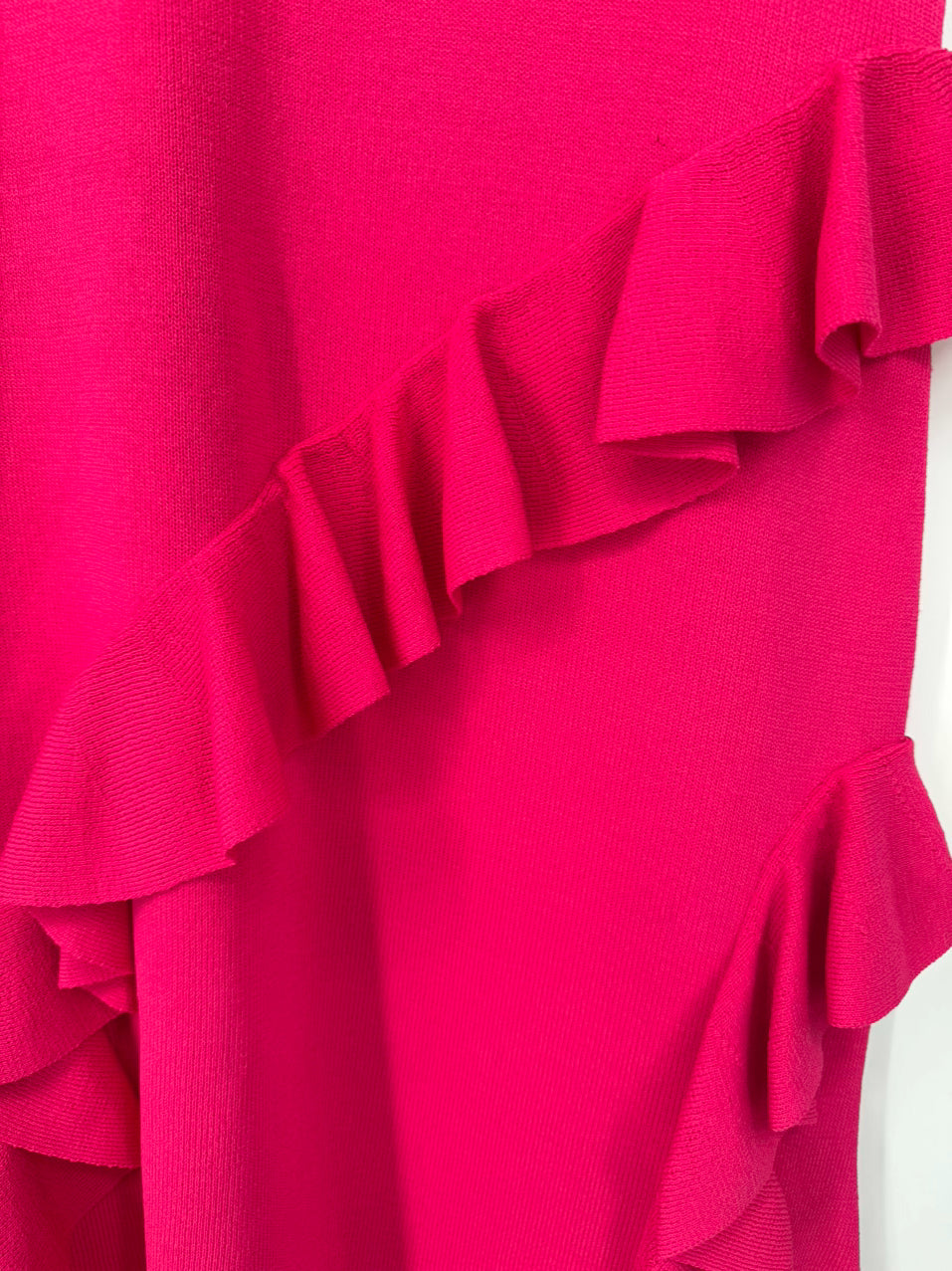 SACHIN + BABI Size XL Magenta Ruffle Detail Shalise Dress NWT