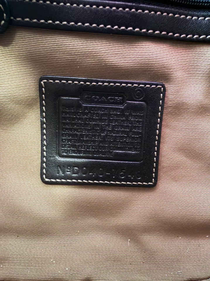 COACH Soho Black Leather Purse