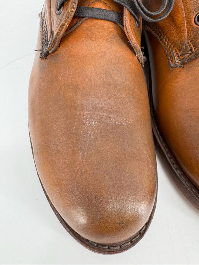 WOLVERINE Size 10 Caramel Leather Boots