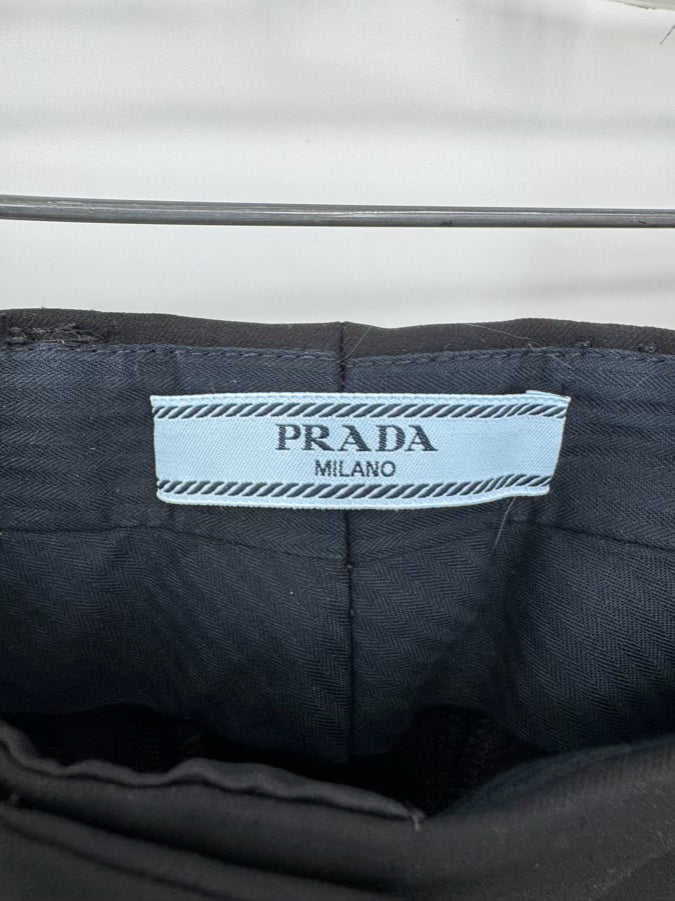 PRADA Size 42 Black Pants