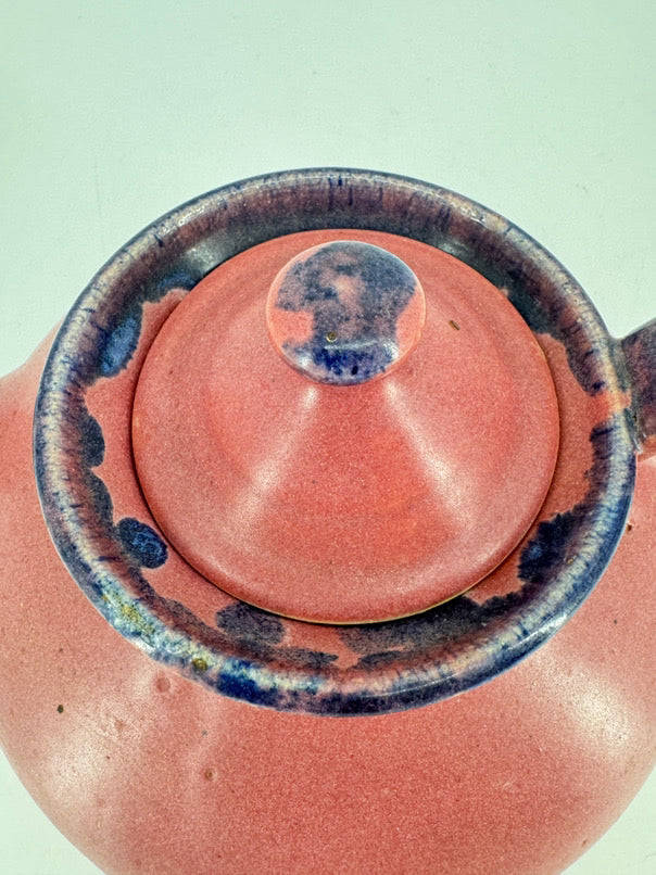 SHELTON POTTERY Purple & Rose Teapot