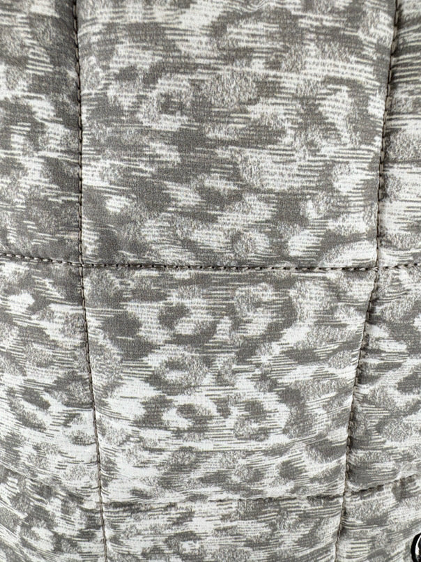 LULULEMON Gray Quilted Print Crossbody Tote