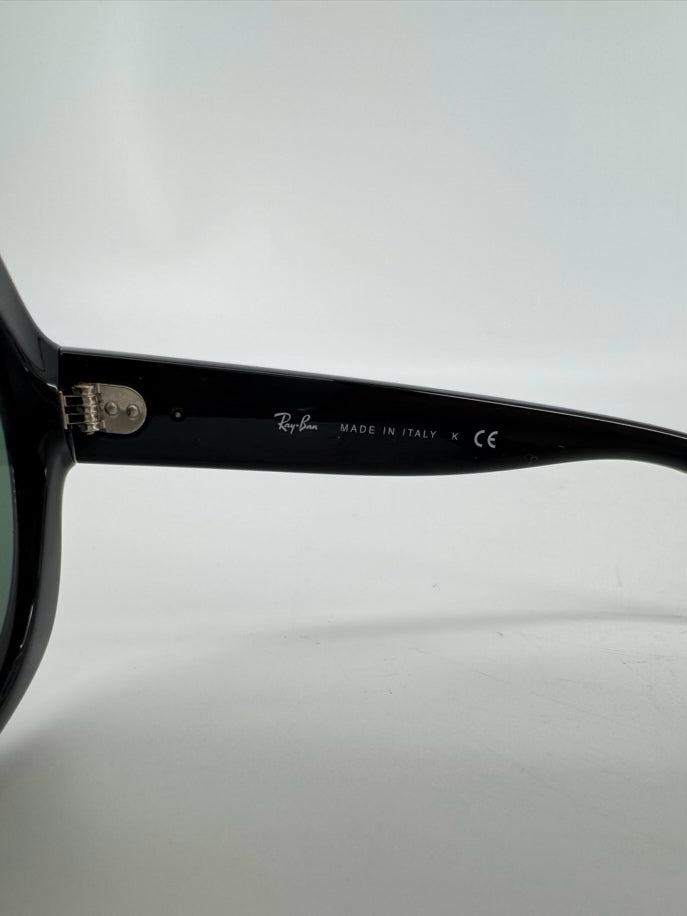 RAY BAN Black Round Sunglasses