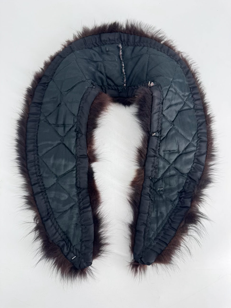 Dark Fox Fur Collar