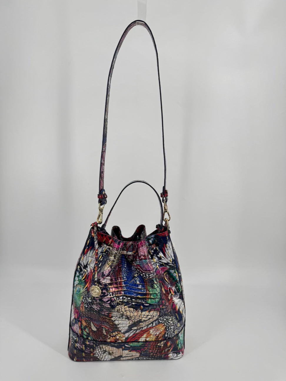 BRAHMIN Multi-Color Leather Marlowe Melbourne Metamorphosis Crossbody Bag NWT