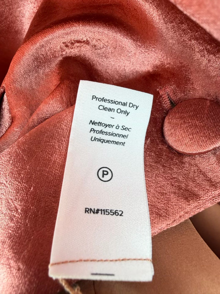 CINQ A SEPT Size 10 Copper Blazer