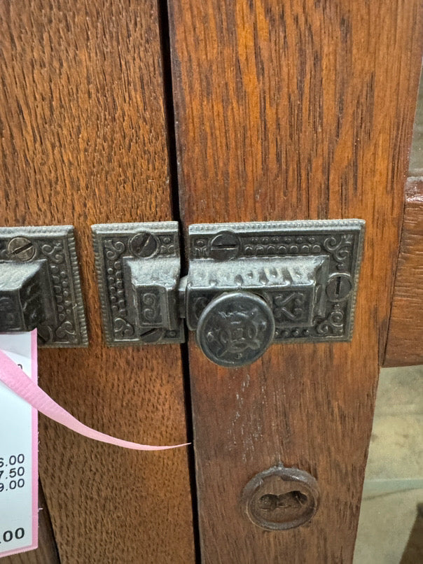 ANTIQUE Oak Pie Safe