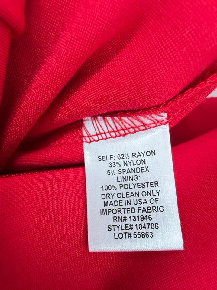 JUDE CONNALLY Kendall Ponte Wmn's Size M Red Jumpsuit