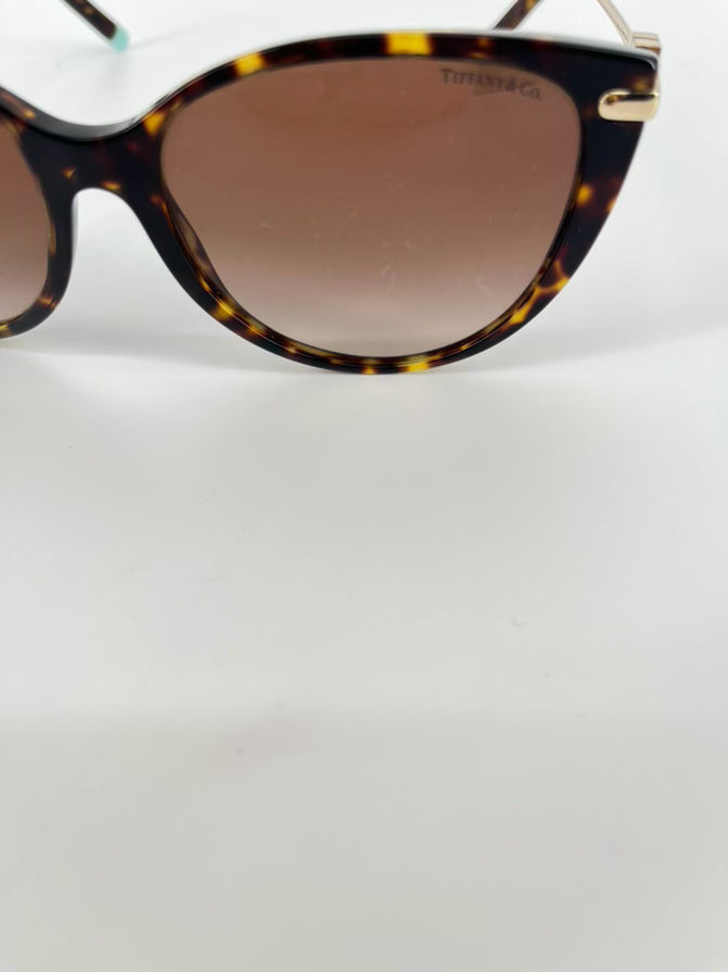 TIFFANY & CO. Tortoise Shell Metal Sunglasses