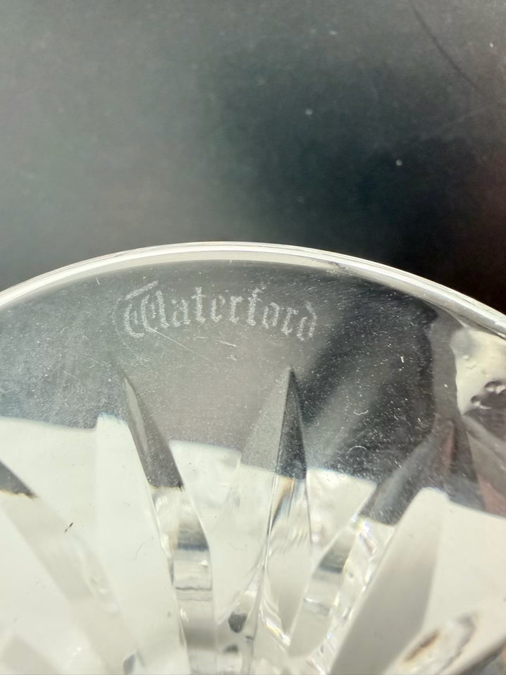 WATERFORD Clear Crystal Set of 7 Water Glasses