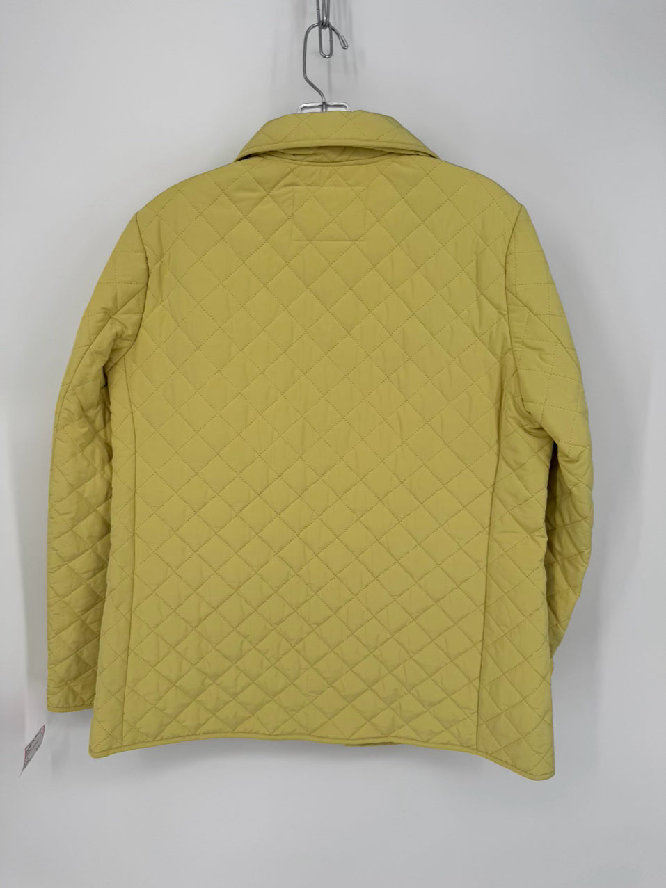 JANE POST Size M Canary Quilted Floral Jacket