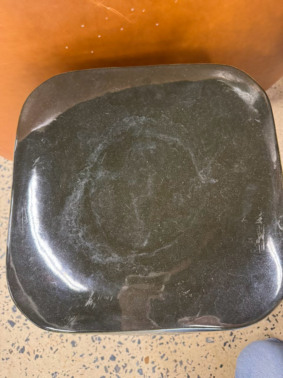 Black Ceramic Garden Stool