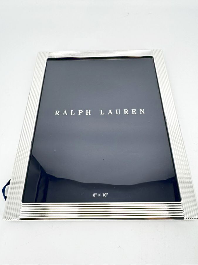 RALPH LAUREN Silver Luke Picture Frame w/ Box