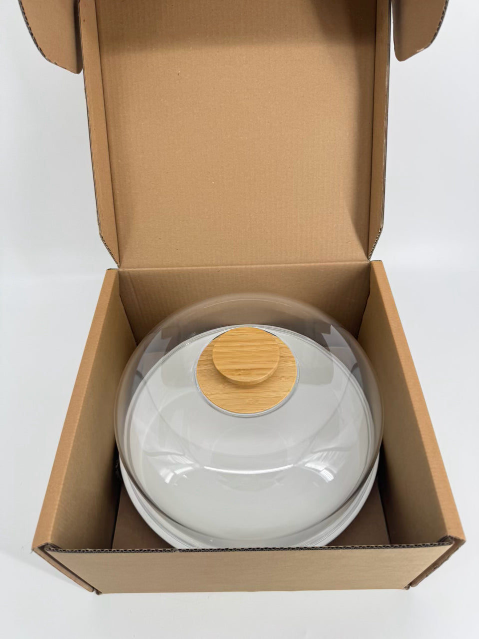 ALESSI Red & White Ceramic & Plastic Alzata Cake Plate